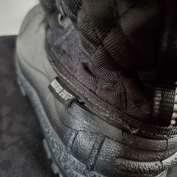 Winter Spirits Black Faux Fur Winter Boots, size 7, slight damage - Picture 8 of 11